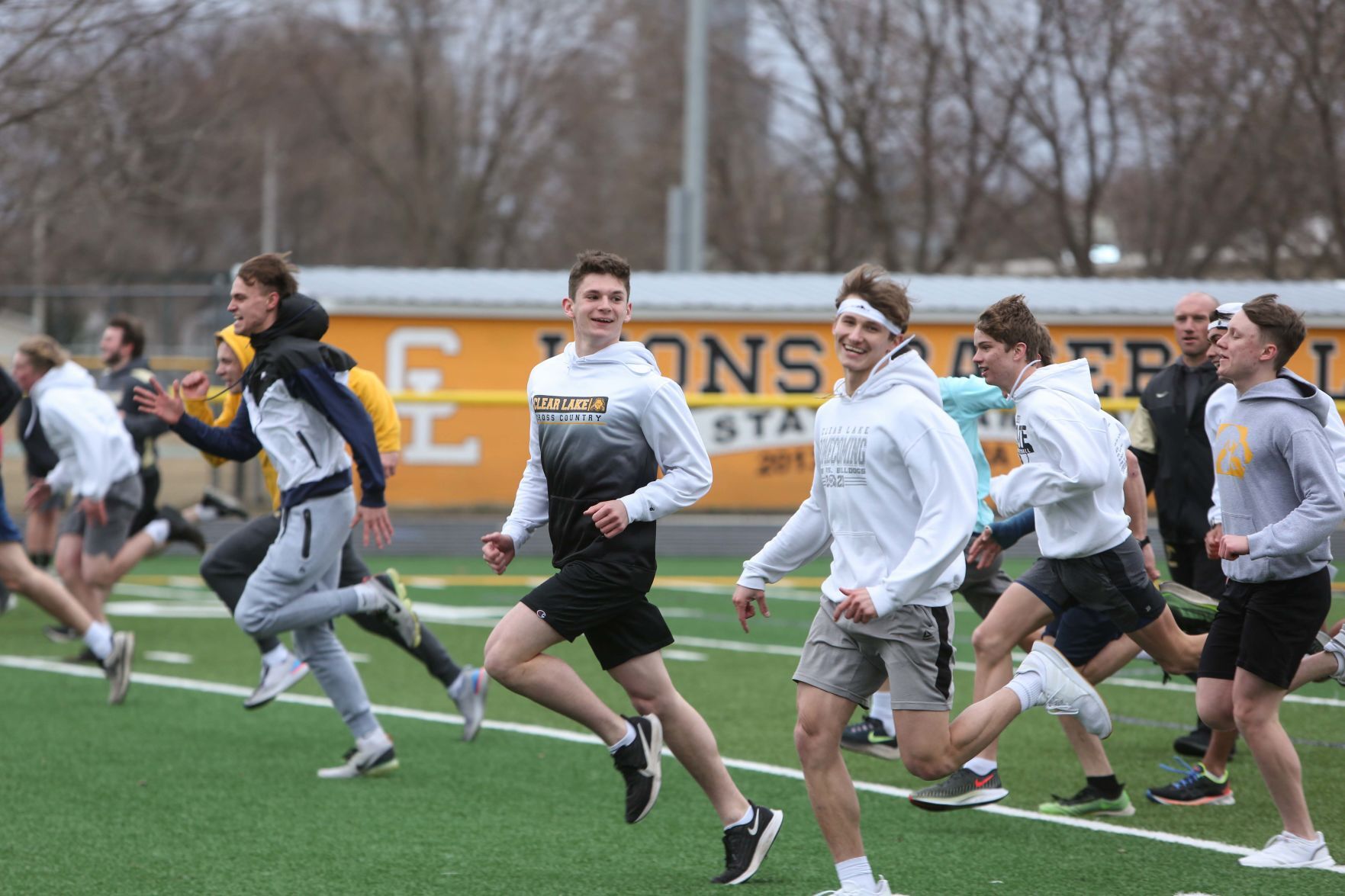 Clear Lake boys track practice 1
